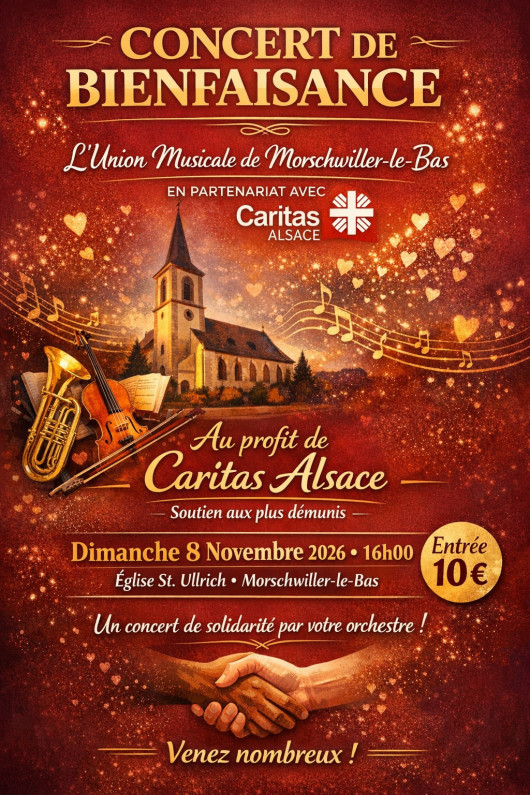 🎶 Notre Concert de Bienfaisance 2026 🎶