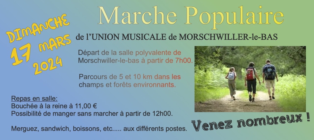 Marche Populaire de l'UMM 2024