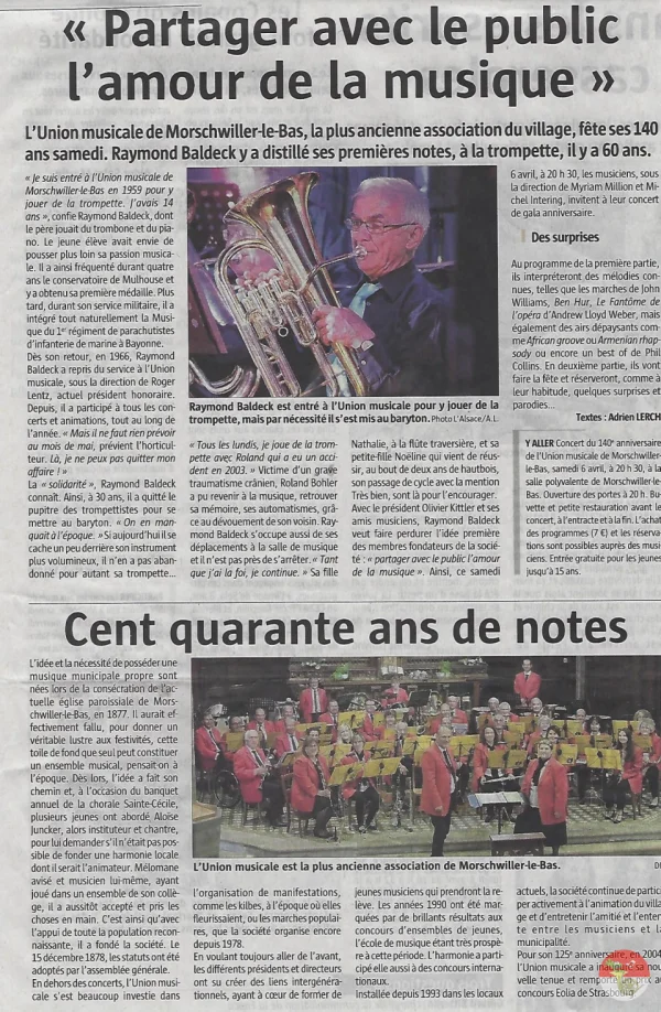 Articles de presse